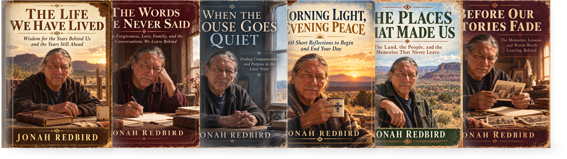 The Wisdom We Carry — All 6 Companion Volumes Side by Side